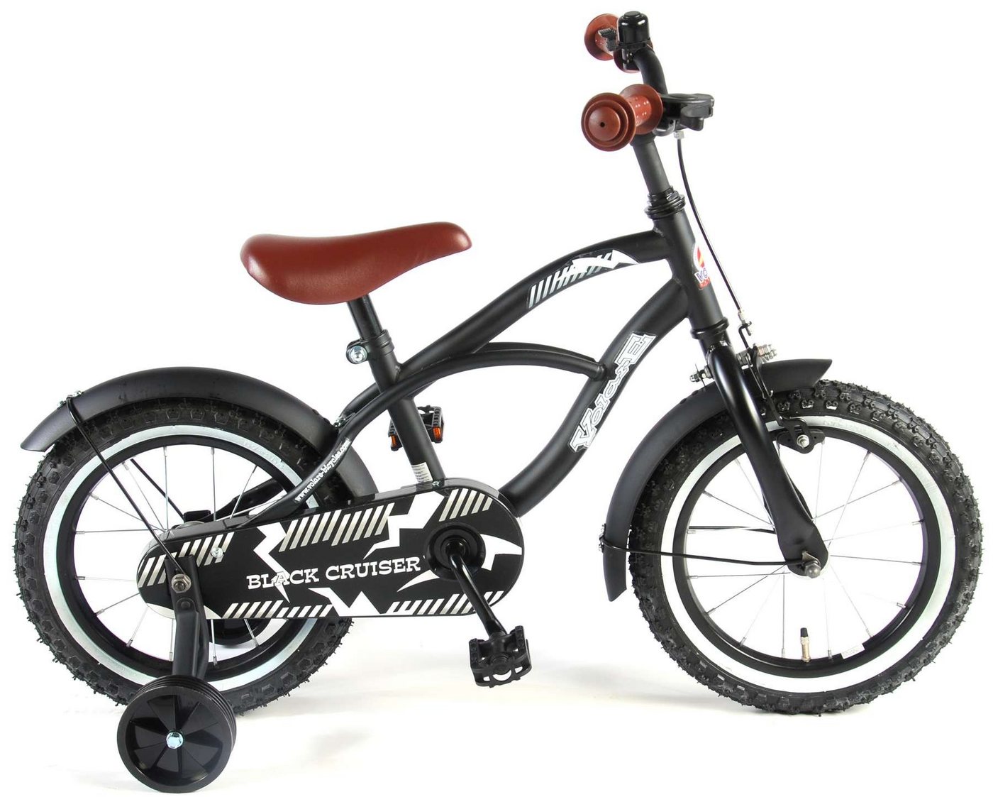 LeNoSa Kinderfahrrad Volare Cruiser • Retro Design • Kinderfahrrad - Jungen - 14 Zoll von LeNoSa