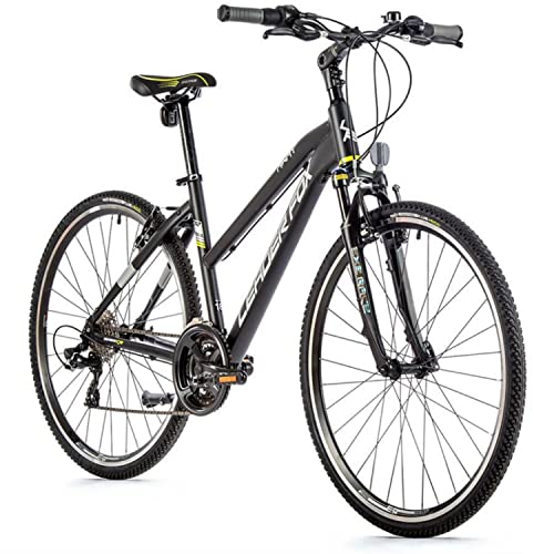 Leaderfox 28'' Zoll Crossrad Leader Fox Away Lady Trekking Fahrrad 21 Gang schwarz Rh 50cm, K23/1/1/2/1/20 von Leaderfox