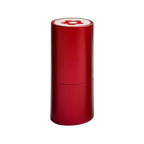 Leadrop Wasserdichter Golfball-Stempel zur Identifizierung, schnell trocknendes Markierungswerkzeug, tragbarer Metallstempel für Rot von Leadrop