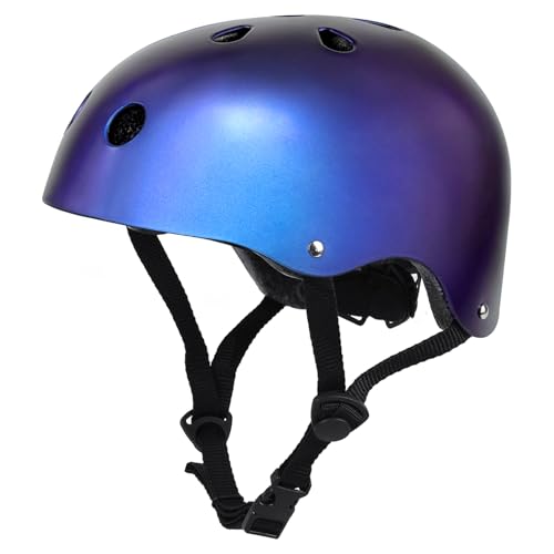 LeapBeast Skaterhelm Fahrradhelm, Belüftung | Sicherheit | leicht | Skateboarding Helm für Fahrrad Skateboard Scooter BMX Kind Erwachsene von LeapBeast