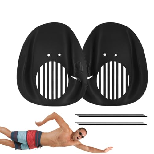 Schwimm-Handpaddel – Schwimm-Handflossen für den Schoß – Power- -Training-Schwimmflossen mit verstellbaren Riemen für Anfänger und Profis von LearnLyrics