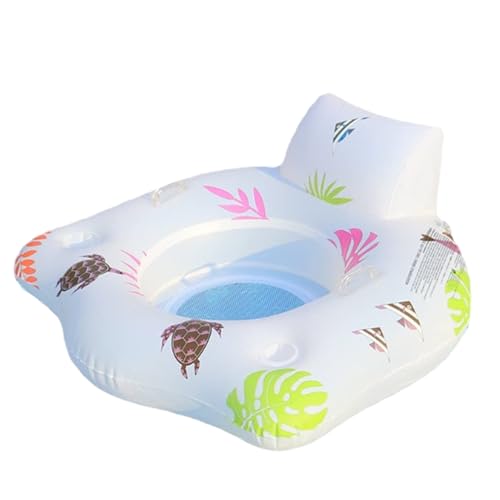 Schwimmliege Pool Luftmatratze - Relax Sessel Aufblasbar, Sommer Wasserstuhl Set | Farbwechsel Schwimmhilfe Getränkehalter, Luftsessel für Erwachsene Schwimmbad Urlaub Freizeit Wasserspaß von LearnLyrics