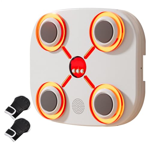 Smart Music Boxing Machine - Punching-Pad, Boxtrainer | Boxtrainer Punching Pad Maschine, Smart Music Wall Mounted Boxing Machine Boxing Gloves for Home Exercise Stress Release von LearnLyrics