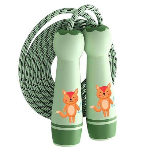 Sprungseil Für Kinder - Verstellbares Baumwoll -Sprungkabel | Seil Überspringen Griff Für Kinder, Geringes Gewicht, Verstellbare Springseil Kinder 2 Stück Rope Skipping Seil Holzgriff Und Baum Sprungseil Für Kinder - Verstellbares Baumwoll -Sprungkabel | Seil Überspringen Griff Für Kinder, Geringes Gewicht, Verstellbare Springseil Kinder 2 Stück Rope Skipping Seil Holzgriff Und Baum von LearnLyrics
