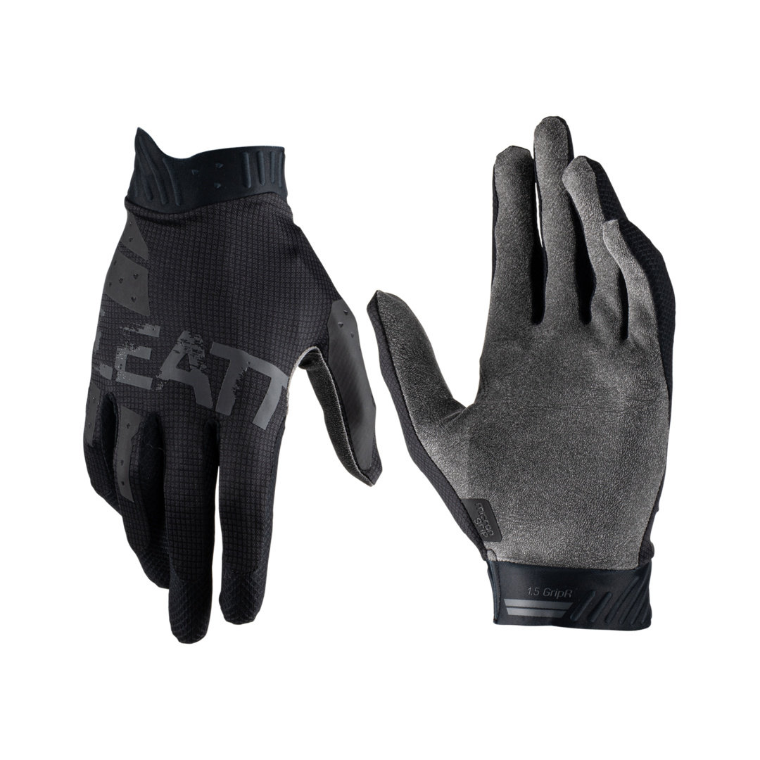 Handschuhe 1.5 GripR Black schwarz M von Leatt