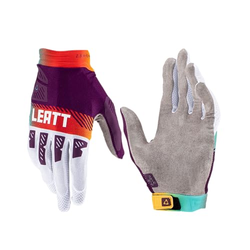 Leatt 2.5 X-Flow Contrast Motocross-Handschuhe (White/Purple,L) von Leatt