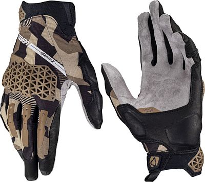 Leatt ADV X-Flow 7.5 Short Camo, Handschuhe - Schwarz/Braun/Beige - L von Leatt