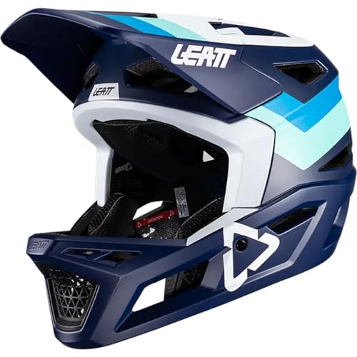 Leatt Blau MTB-Helm Gravity 4.0 Größe M 57 – 58 cm, M 57-58cm von Leatt