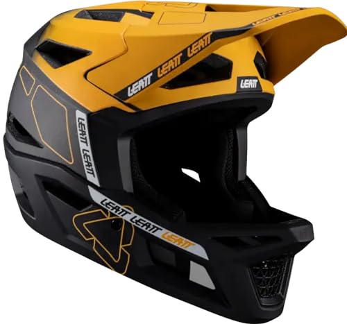 LEATT MTB Helmet Gravity 6.0 V24 with M-Forge Carbon shell with composite chin bar von Leatt