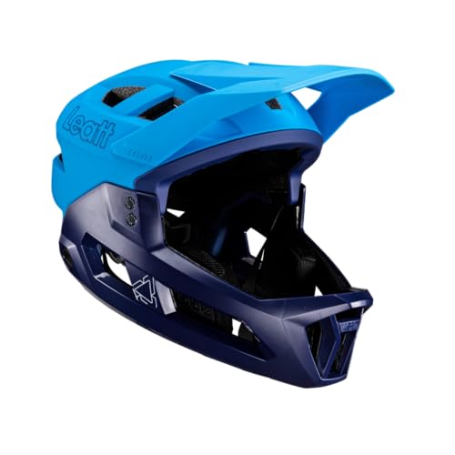 Leatt MTB Enduro 2.0 Helm, Cyan, Größe M, 55 – 59 cm, blau, M 55-59cm von Leatt