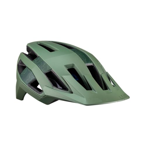 Leatt MTB-Helm Trail 3.0 – Grün Spinach – M 55 – 59 cm, Spinatgrün, M 55-59cm von Leatt