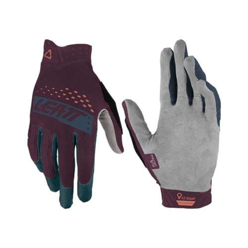 Leatt Unisex – Erwachsene Handschuhe MTB 1.0 Gripr, Xs/Eu6/Us7, Dusk, violett, XS von Leatt