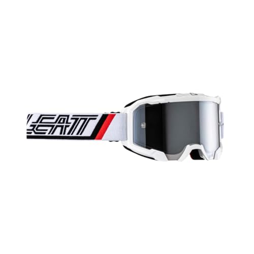 Leatt Velocity 4.5 Iriz Motocross-Maske mit doppelter Linse, Anti-Beschlag- und kugelsicher von Leatt