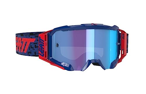 Leatt Velocity 5.5 Iriz Motocross Brille (Blue/Red,One Size) von Leatt