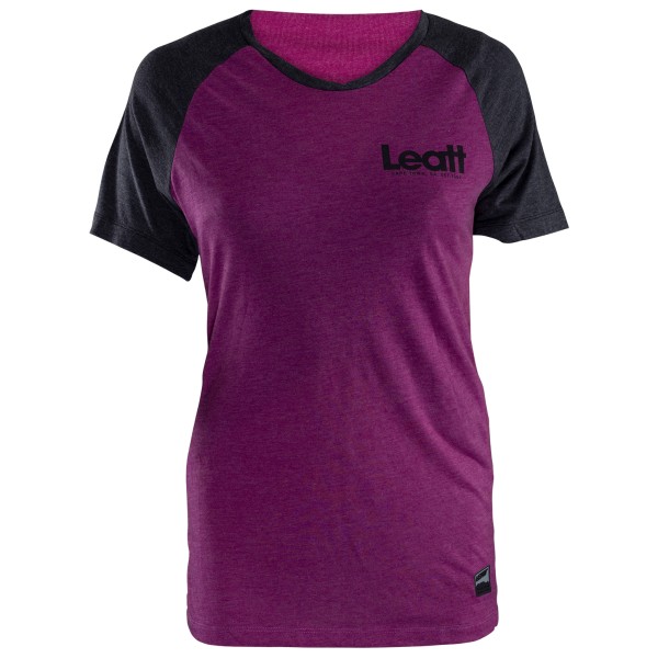 Leatt - Women's MTB All Mountain 2.0 Short Sleeve Jersey - Radtrikot Gr S lila von Leatt