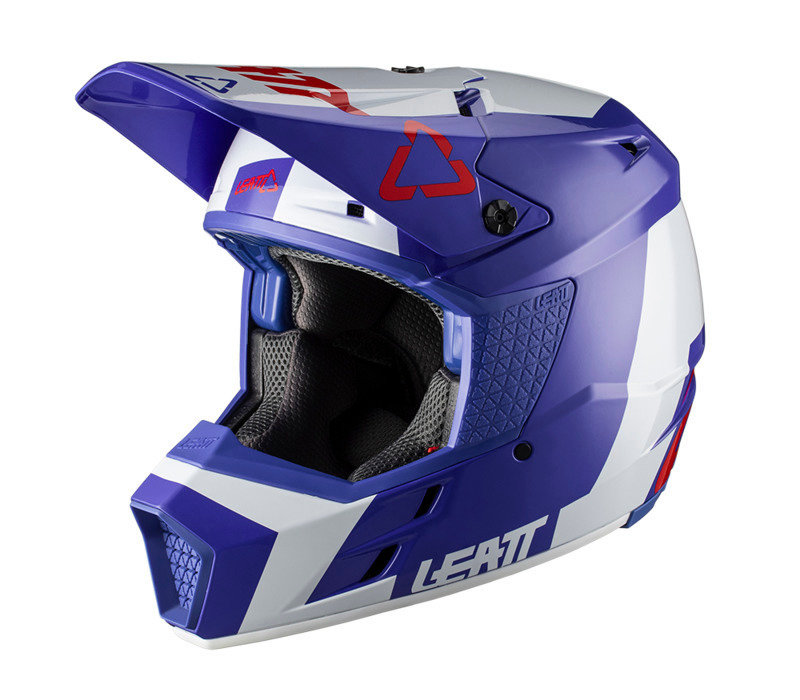 Motocrosshelm GPX 3.5 blau-weiss-rot L von Leatt