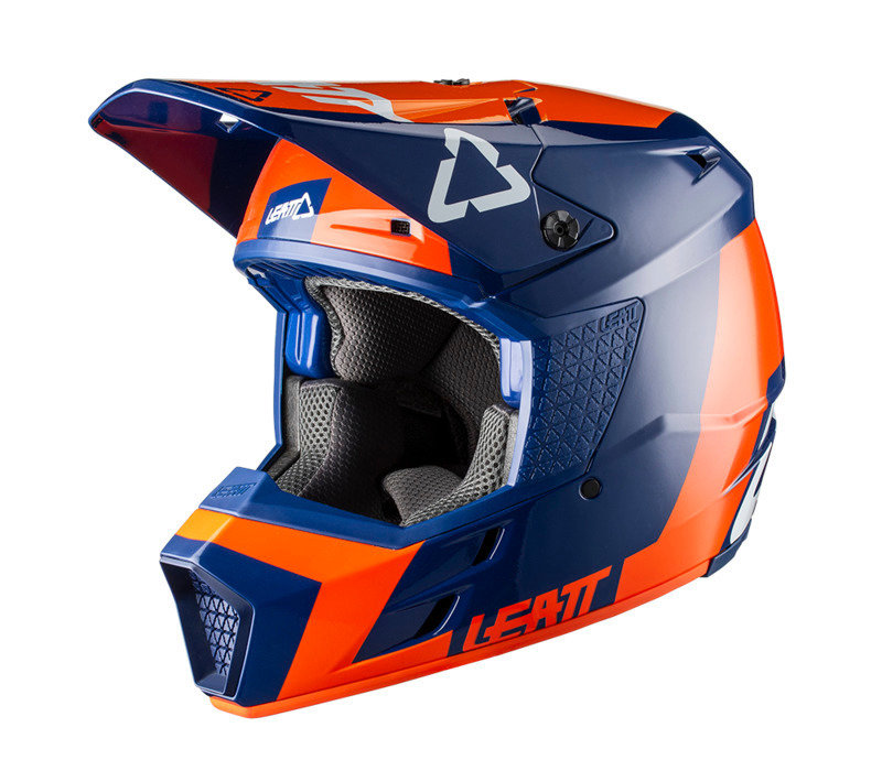 Motocrosshelm GPX 3.5 orange-blau-weiss 2XL von Leatt
