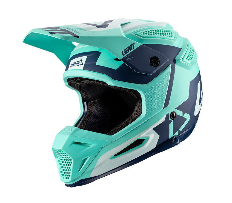 Motocrosshelm GPX 5.5 Composite grün-blau-weiss XL von Leatt