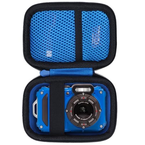 Lebakort Hart Tasche Hülle Etui für Kodak Pixpro WPZ2 wasserdichte Kamera (Blau+Schwarz) von Lebakort