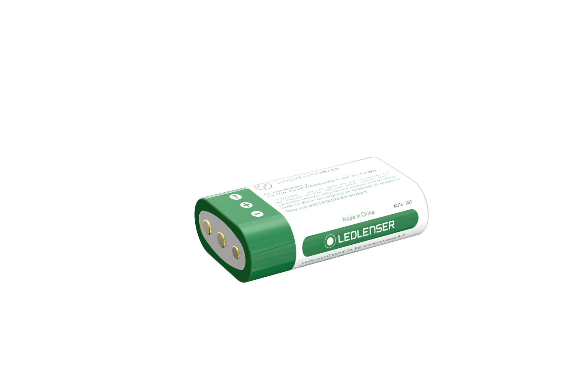 Ledlenser 2x 21700 Li-ion Rechargeable Battery Pack - Li-ion Akku von Ledlenser GmbH & Co Kg