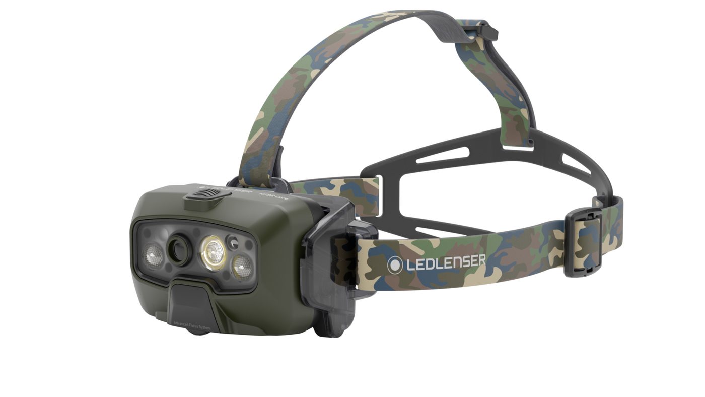 Ledlenser LED Stirnlampe HF8R Core RGB, 1600 Lumen 210 m Leuchtweite 194g 90 Std IP68 mit Akku von Ledlenser