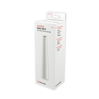 Ledlenser Signal Cone W 42mm - Signallicht-Aufsatz für Taschenlampen von Ledlenser GmbH & Co Kg