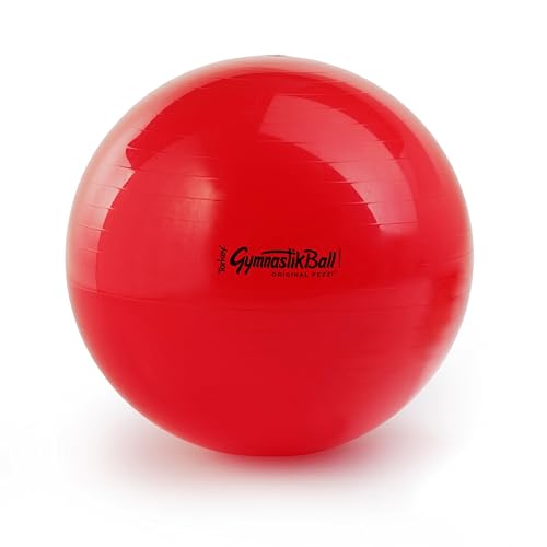 PEZZI Original Gymnastikball Pezziball Sitzball Therapieball Standard 75 cm rot von PEZZI