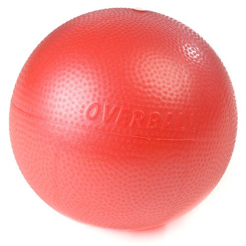 Overball 23cm BLAU ROT GELB PILATESBALL Gymnastikball, Yoga Übungsball, Yogaball, Soft Pilates, Therapieball, GYMNIC (rot) von ATC Handels GmbH