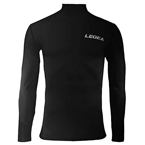 LEGEA Dody 6 Dynamisches Laufen Sport Outdoor Athletic Herren Workout Lange Ärmel Strech Jersey M schwarz - schwarz von Legea