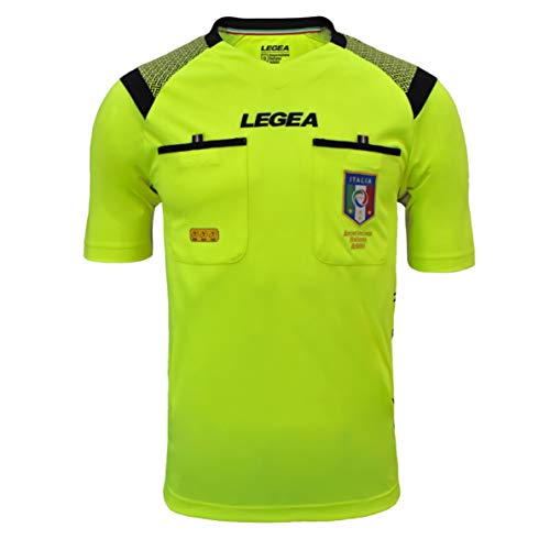 LEGEA Offizielles Trikot FIGC Aia MC Saison 2019/2020, Herren, M1153, gelb, XL von Legea