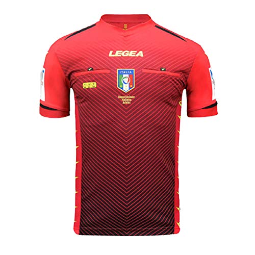 Legea 2020/2021 Schiedsrichtertrikot AIA M/C, Herren, rot, XS von Legea