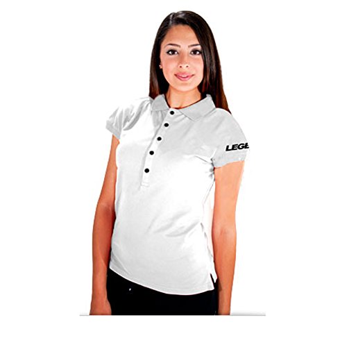 LEGEA Sud Silver Damen-Poloshirt S weiß von Legea