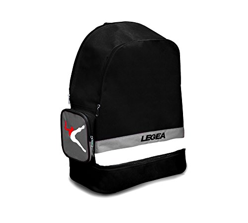 Legea Herren Caprera Sporttasche, schwarz/weiß, 45X36X21 von Legea