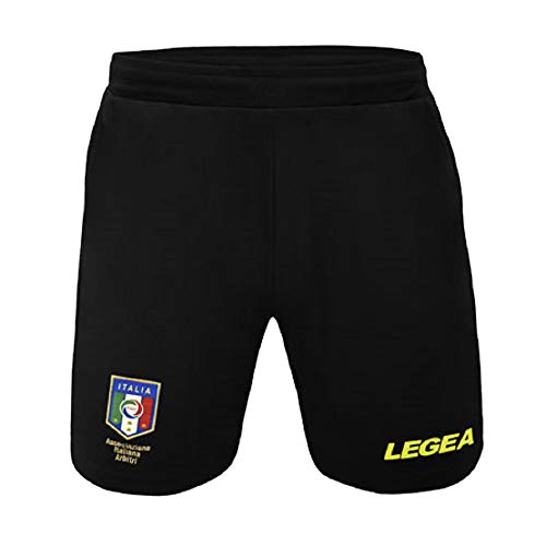 Legea Herren Schiedsrichtershorts AIA, Schwarz, L, 2020/2021 von Legea