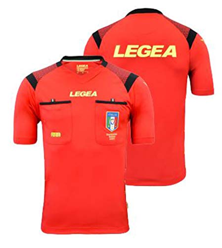LEGEA Offizielles Trikot FIGC Aia MC Saison 2019/2020, Herren, M1153, rot, S von Legea