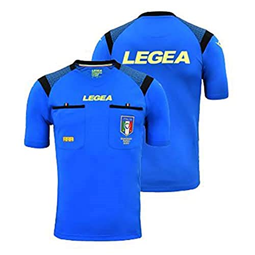 LEGEA Herren Trikot Race FIGC Aia MC Offizielles Shirt Saison 2019/2020, Gelb, S von Legea