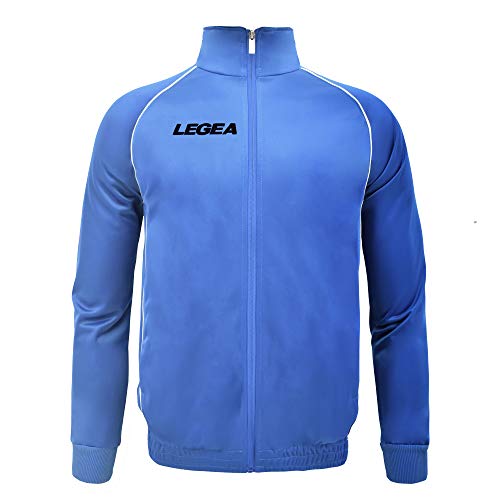 LEGEA Unisex-Erwachsene Giacca Florida Color Senior Jacke, Celeste/Bianco, L von Legea