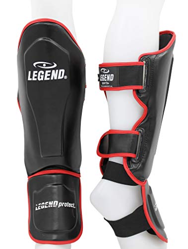 Legend Sports schienbeinschoner Bestunisex schwarz/rot Größe XS von Legend Sports