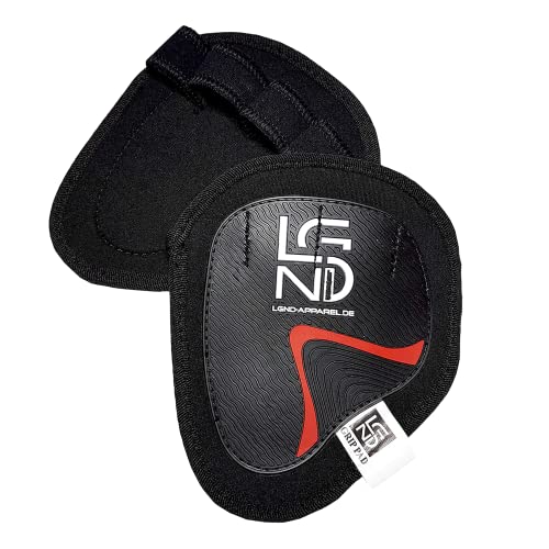 Legend - Fitness Grip-Pads für Crossfit, Gewichtheben und Kraft-Sport - Gummierung für maximalen Halt - Alternative zu Fitness Handschuhe & Trainingshandschuhe (extra dick, steif - 10mm) von Legend