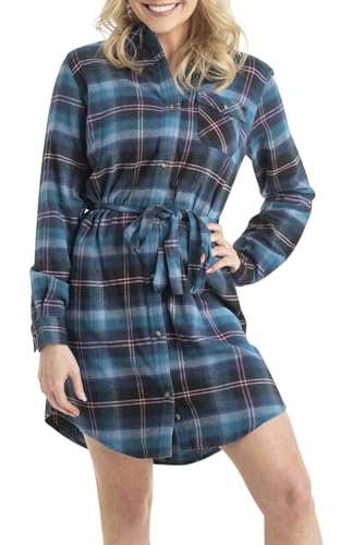 Legendary Whitetails Damen Open Spaces Kleid Freizeitkleid, Pacific Navy Plaid, XX-Large von Legendary Whitetails