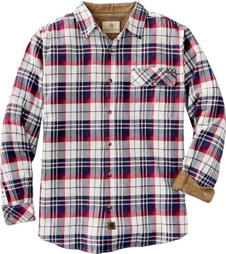 Legendary Whitetails Herren Buck Camp Flanellhemd Button-Down-Shirt, Americana Plaid, M EU von Legendary Whitetails