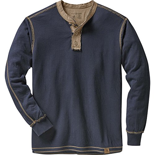 Legendary Whitetails Herren Standard Fully Charged Henley Shirt, Marineblau, Größe L von Legendary Whitetails