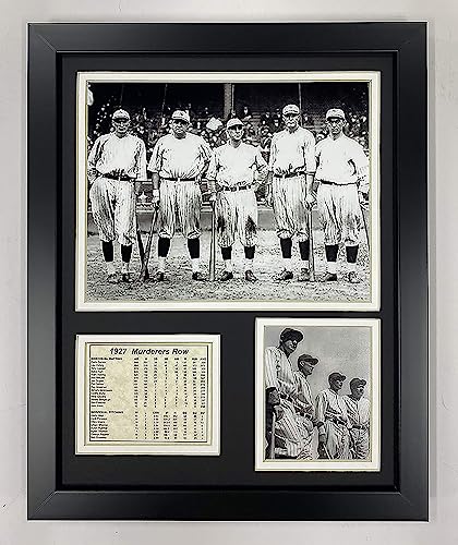 Legenden Sterben Nie 1927 New York Yankees Mörder 's Reihe gerahmtes Foto Collage, 11 x 35,6 cm von Legends Never Die