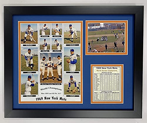 Legends Never Die "1969 New York Mets Framed Photo Collage, 11 x 14-Inch von Legends Never Die