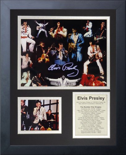 Legends Never Die Elvis Presley Framed Photo Collage, 11x14-Inch von Legends Never Die