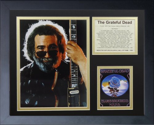 Legenden Sterben Nie Jerry Garcia gerahmtes Foto Collage, 11 von 35,6 cm von Legends Never Die