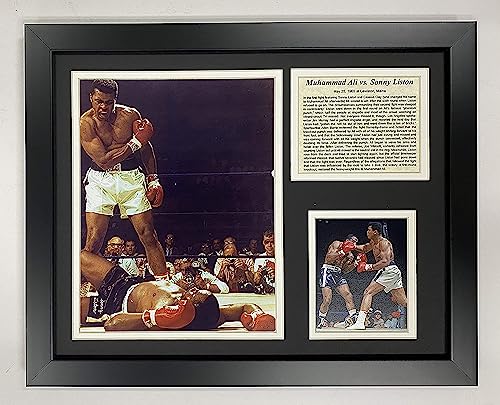 Legenden Sterben Nie Muhammad Ali vs. Liston Gerahmtes Foto Collage, 11 x 35,6 cm von Legends Never Die
