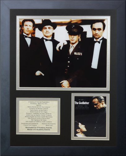 The Godfather Collectible | Framed Photo Collage Wall Art Decor - 12"x15" | Legends Never Die von Legends Never Die