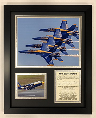 Legends Never Die Gerahmtes Foto, Motiv US Navy Blue Angels, 30,5 x 38,1 cm von Legends Never Die
