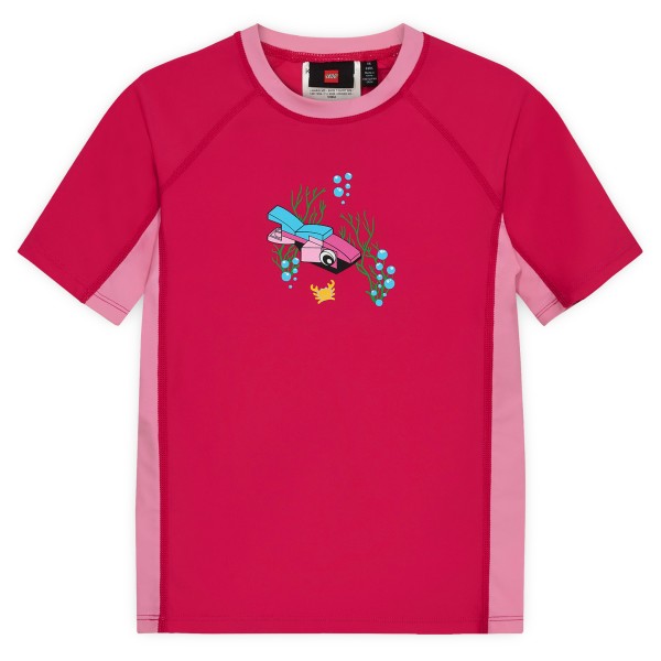 LEGO - Kid's Aris 305 - Swim T-Shirt S/S - Lycra Gr 116 rosa von Lego